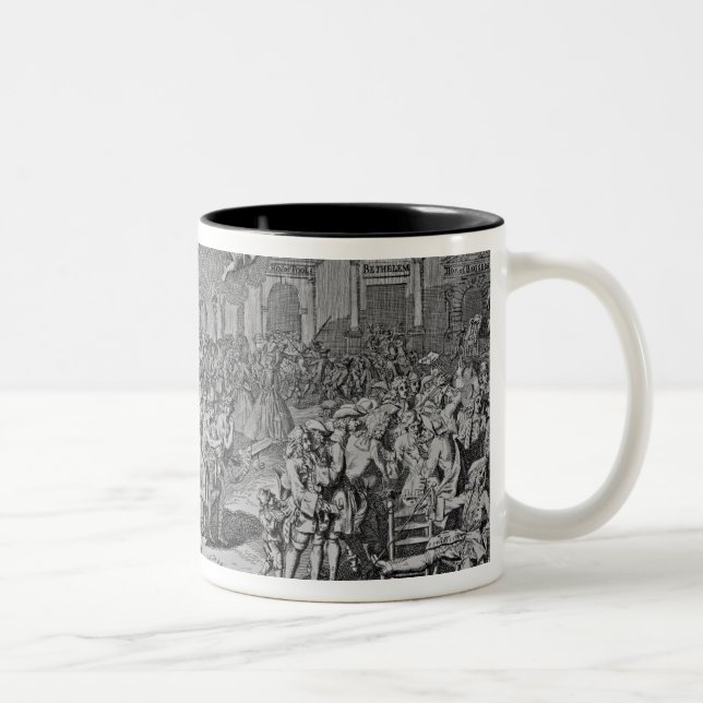 A Monument dedicated to Posterity, 1720 Two-Tone Coffee Mug (Right)