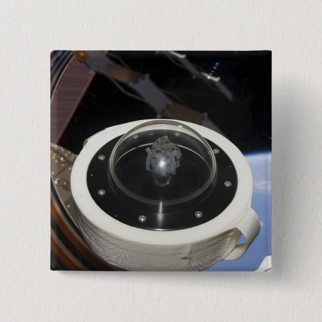 A moon rock 3 2 inch square button (Front)