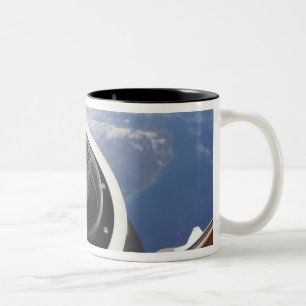 A moon rock Two-Tone coffee mug