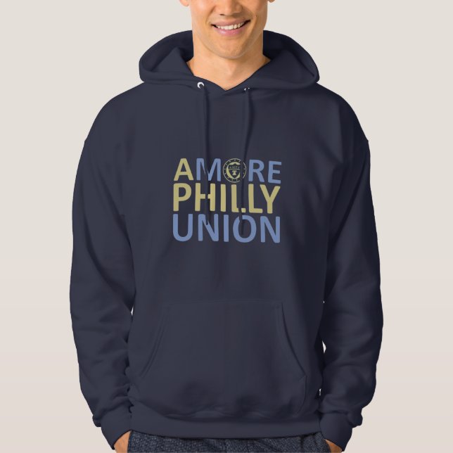A More Philly Union - Men's Hoodie Sweatshirt (Front)