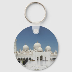 A Mosque in Abu Dhabi Keychain