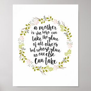 A Mother Is Everything Quote Poster