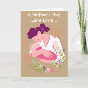 A Mother’s Hug Mother’s Day with Mom and Baby Card