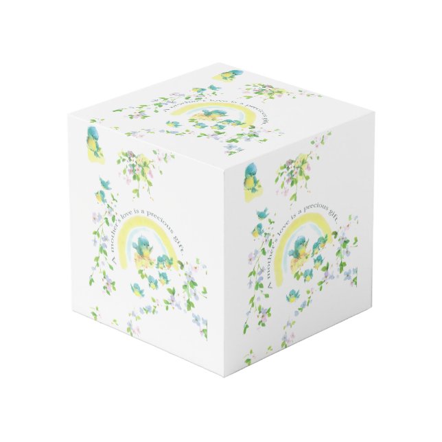 A Mother’s Love Is A Precious Gift Cube (Front Angled)