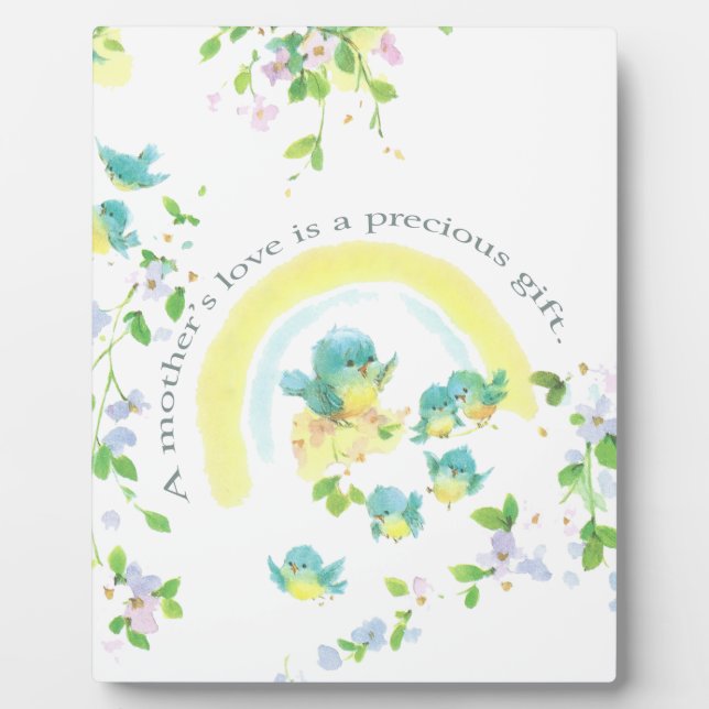 A Mother’s Love Is A Precious Gift Plaque (Front)