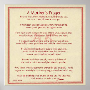 A Mother’s Prayer ©2012 by Trinka Polite (Poste Poster