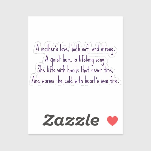 A Mother's Love  (Sheet)