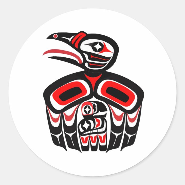 A Mother's Love Classic Round Sticker (Front)