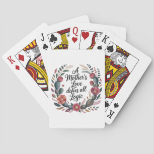 A Mother's Love Defies All Logic Playing Cards