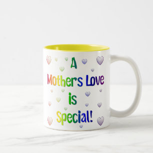 A Mother's Love is Special Two-Tone Coffee Mug