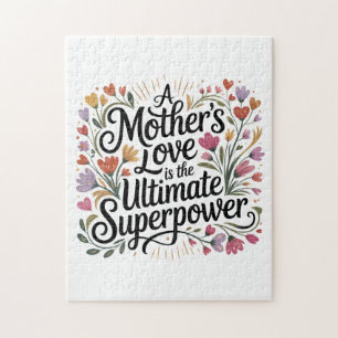 A Mother's Love Is The Ultimate Superpower Jigsaw Puzzle