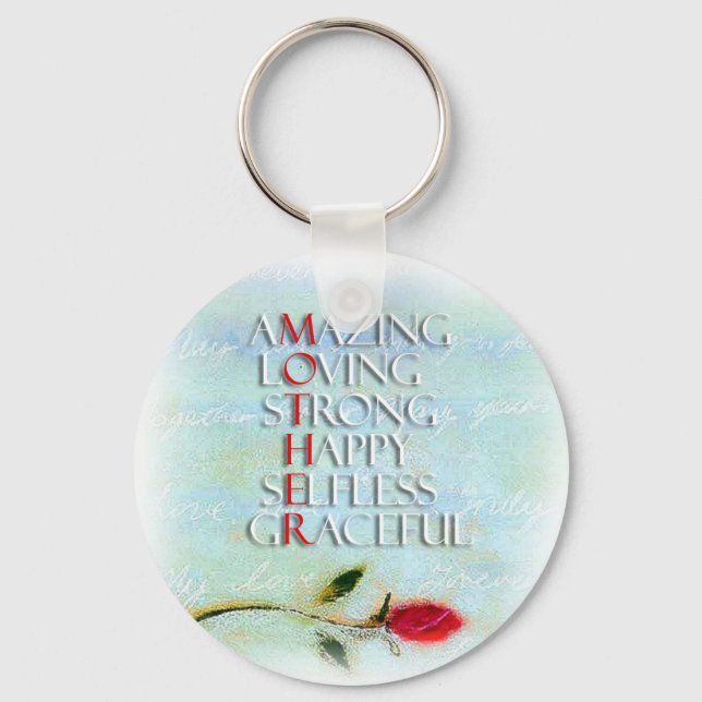 A Mother's Love Keychain (Front)