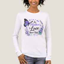 A Mother's Love Never Fades Purple Butterfly
