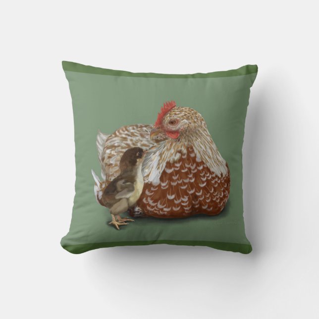 A Mother's Love Throw Pillow (Front)