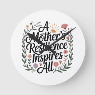 A Mother's Resilience Inspires All Round Clock