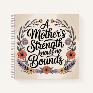 A Mother's Strength Knows No Bounds Notebook