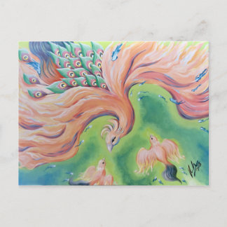 "A Mother's Warmth" Mothers Day Postcard