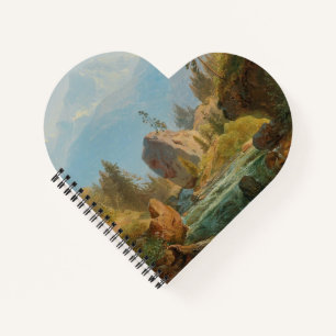 A Mountain Landscape with Creek – Albert Zimmerman Notebook