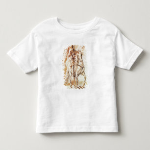 A Mounted Knight in Armour (pen and ink on paper) Toddler T-shirt