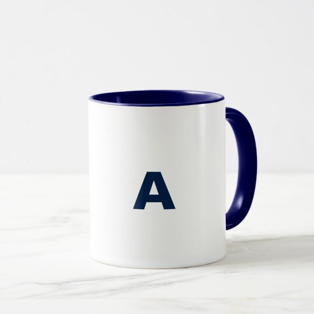(A) Mug Dark Blue (Front Right)