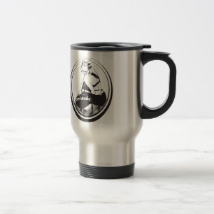 A mug! drink serious camp! travel mug