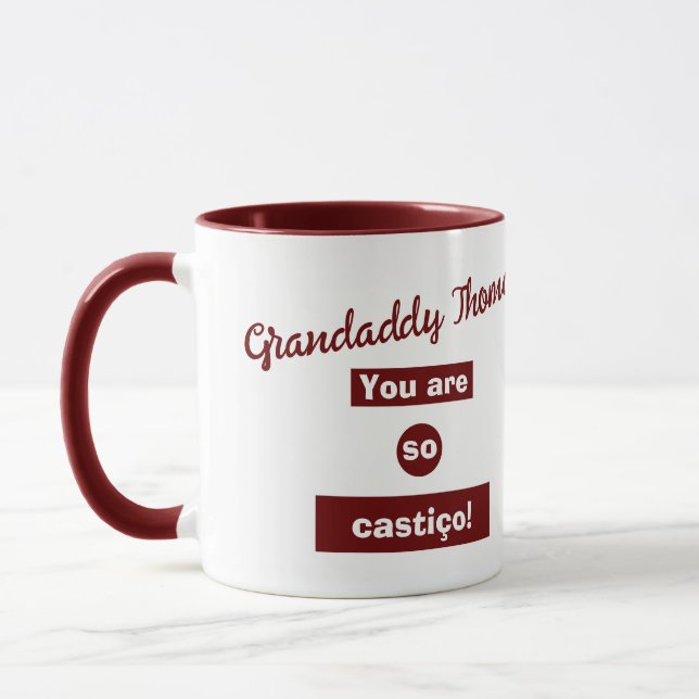 A mug for grandady in Portuguese language (Left)