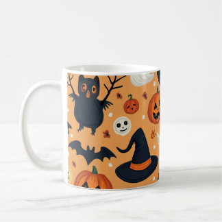 a mug that represents Halloween
