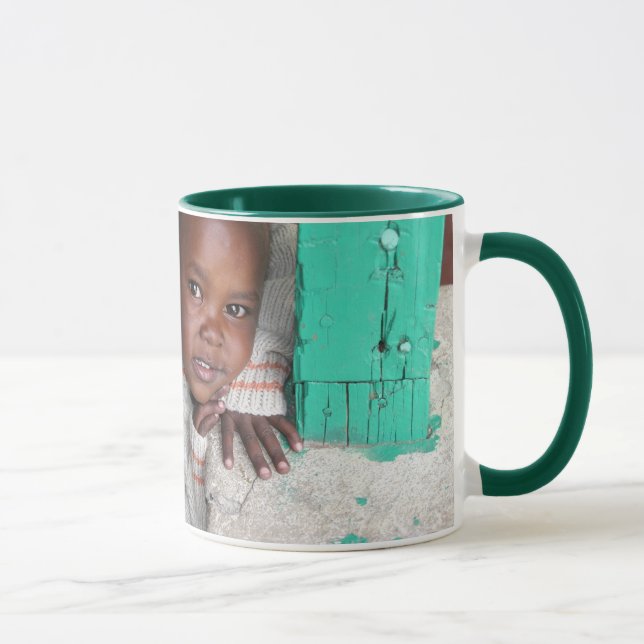 A mug to help AIDS orphans (Right)