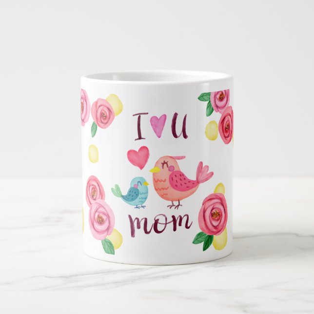 A Mug With beautiful image of I love you Mom shop (Front)