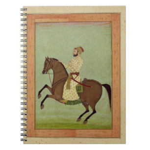A Mughal Noble on Horseback, c.1790, from the Larg Notebook