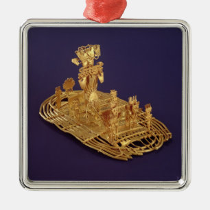 A Muisca votive figurine depicting Metal Ornament