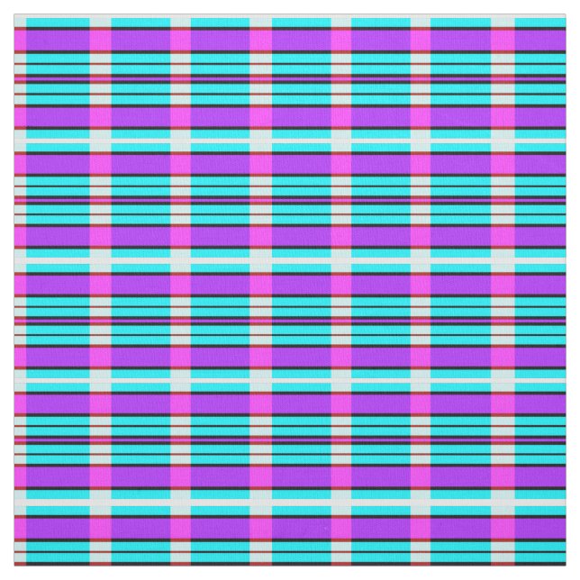 A multi colour Plaid fabric pattern design  (Swatch)