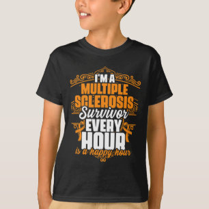 A Multiple Sclerosis Survivor Support Ms Awareness T-Shirt