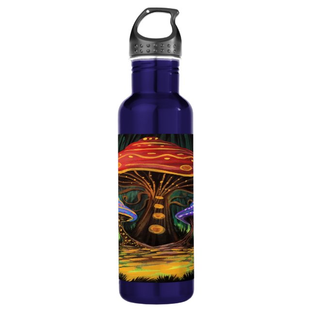 A Mushroom World 710 Ml Water Bottle (Front)