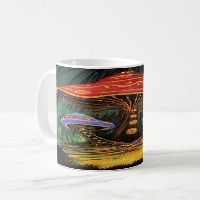 A Mushroom World Coffee Mug (Front Left)
