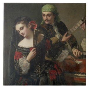 A Music Lesson, Seville Tile