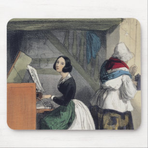 A Music School Pupil, from 'Les Femmes de Mouse Pad