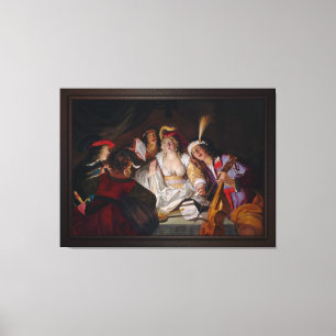 A Musical Company by Gerard Seghers Canvas Print