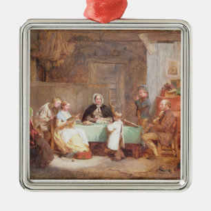 A Musical Evening (oil on canvas) 2 Metal Ornament