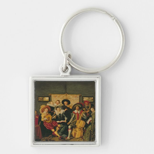 A Musical Party, c.1625 Keychain (Front)