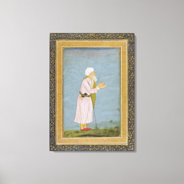 A Muslim Religious Figure, from the Small Clive Al Canvas Print (Front)