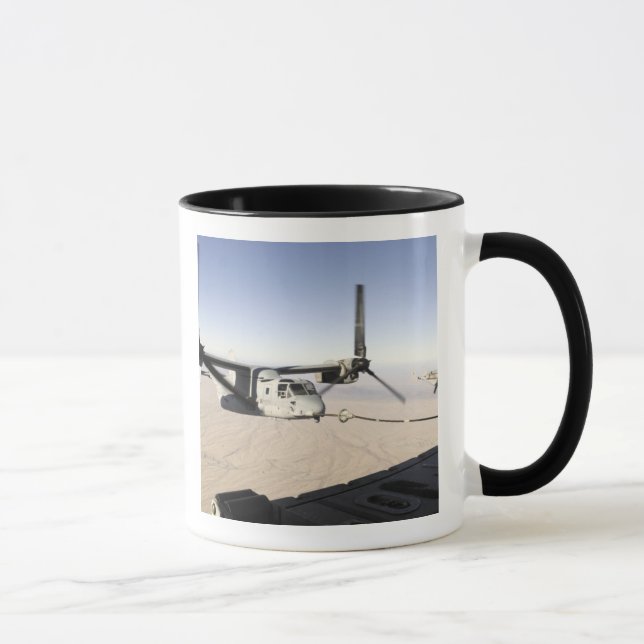 A MV-22 Osprey refuels midflight Mug (Right)