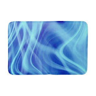 A Mystical Blue Fog Bath Mat