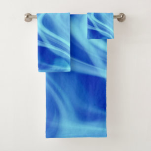 A Mystical Blue Fog  Bath Towel Set