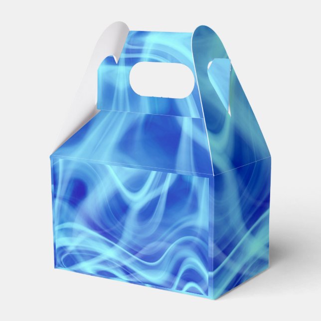 A Mystical Blue Fog  Favor Box (Front Side)