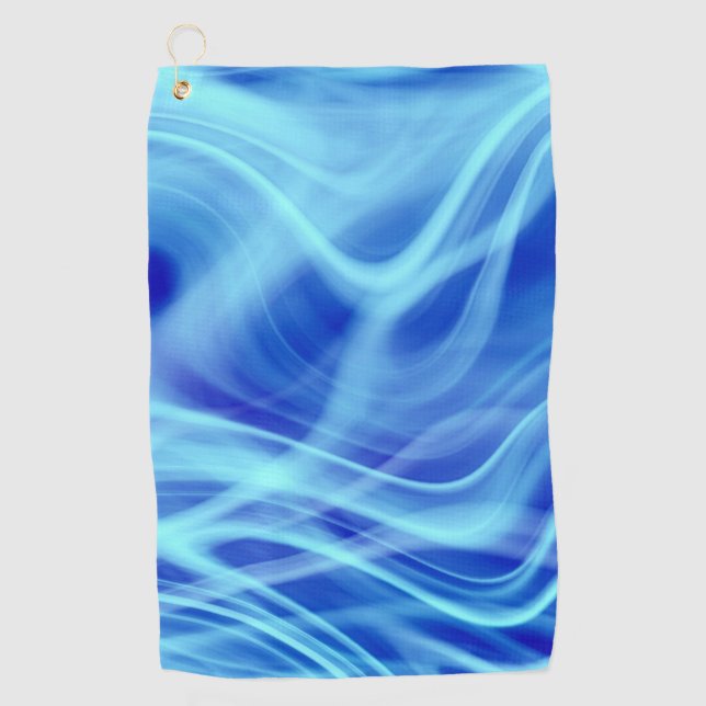 A Mystical Blue Fog  Golf Towel (Front)