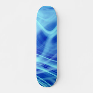 A Mystical Blue Fog  Skateboard