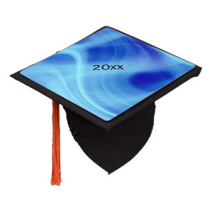 A Mystical Blue Fog Year Graduation Cap Topper