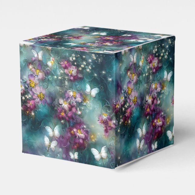 A Mystical Butterfly Series Design 11 Favor Box (Front Side)