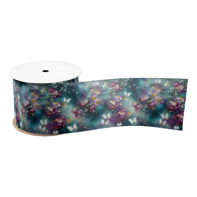 A Mystical Butterfly Series Design 11 Satin Ribbon (Spool)